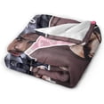 thumbnail image 5 of Flannel Blanket Bryson Rapper Tiller Throws Blankets Super Soft Fleece Air Conditioning Blankets for All Season 50"x40", 5 of 9