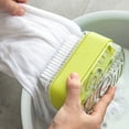 thumbnail image 3 of Foaming Soap Box With Brush Drain Holes Spring Design Non-slip Detachable 2 In 1 Plastic Soft Roller Soap Holder Laundry Tools, 3 of 12