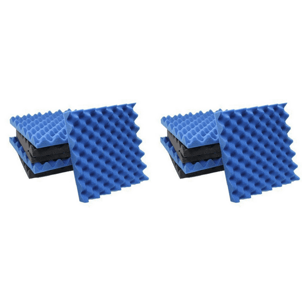 12 Pack Charcoal Egg Crate Foam Acoustic Tiles Soundproofing Foam