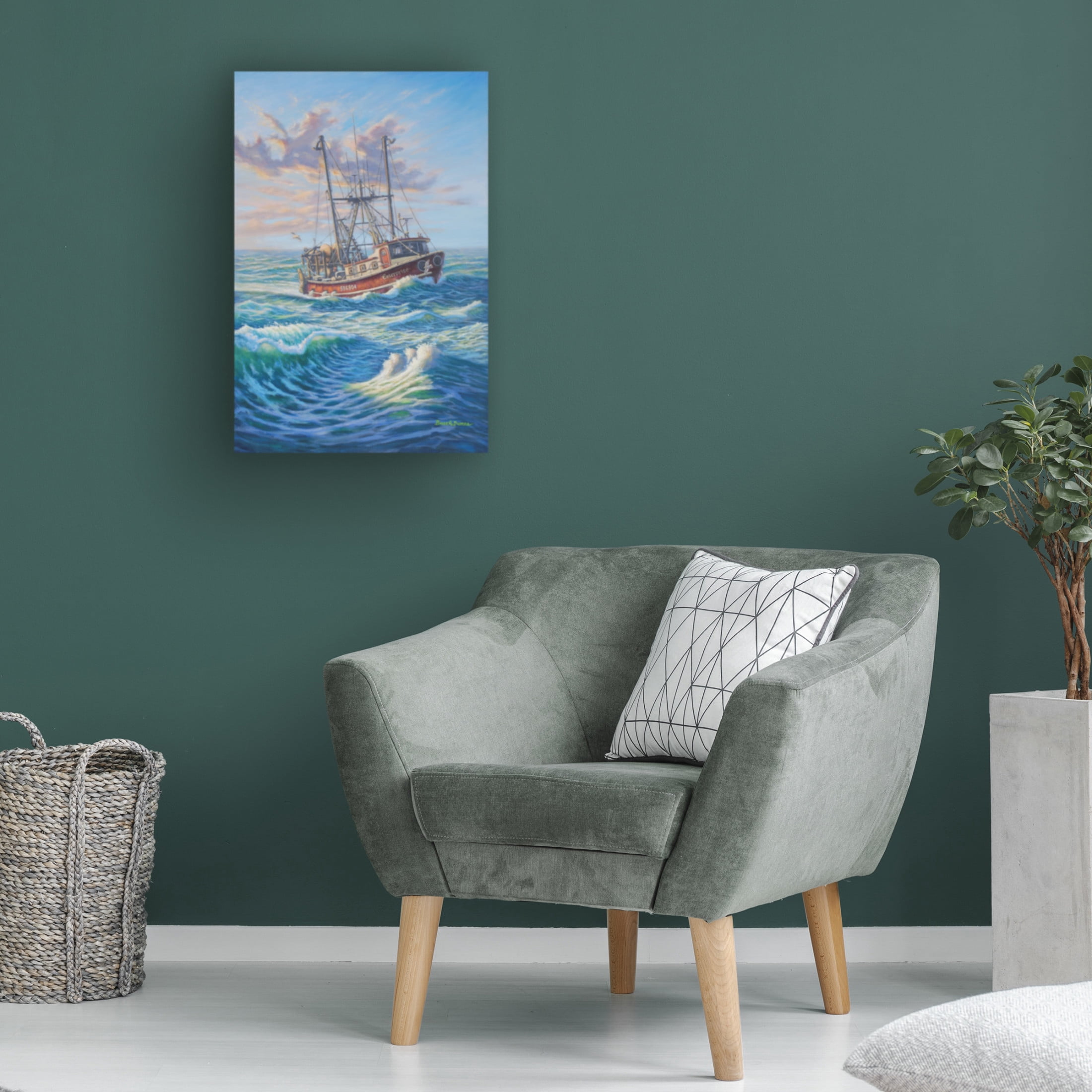 Canvas Wall Art - Bruce Dumas 'Enterprise' Wall Art for Living Room, Bedroom, or Office Décor by Trademark Fine Art - 12 x 19 Inches