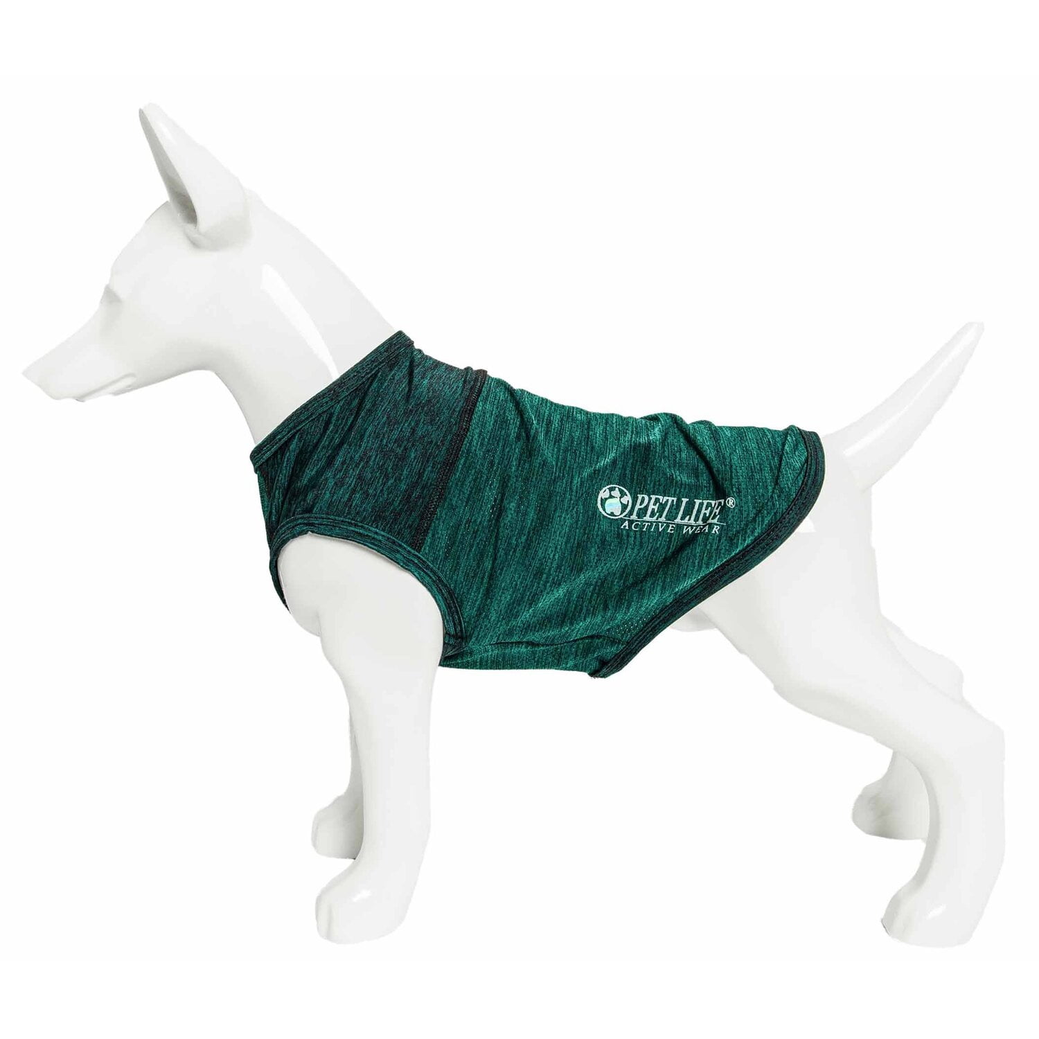 Pet Life ® Active 'Aero-Pawlse' Quick-Dry and 4-Way-Stretch Yoga Fitness Dog T-Shirt Tank Top