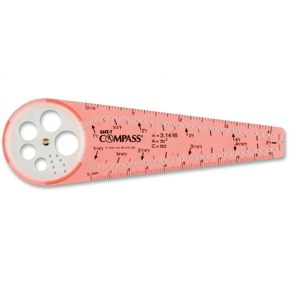 Learning Resources Safe-T Compass - Plastic - Orange - 1 Each | Bundle of 5 Each