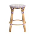 thumbnail image 2 of Butler Specialty Company Tobias Rotin Rond 24" Tabouret de Comptoir - Blanc et Violet, 2 of 6