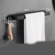 thumbnail image 2 of Toallero, toallero autoadhesivo, toallero montado en la pared, toallero de baño mate de acero inoxidable 304 para baños y cocinas ER, 2 of 5