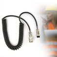thumbnail image 1 of Cable de extensión de micrófono de mano de 15 m/49 pies sistema de 8 pines línea de señal de micrófono, 1 of 8