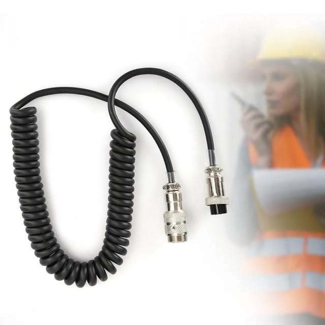 Cable de extensión de micrófono de mano de 15 m/49 pies sistema de 8 pines línea de señal de micrófono