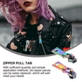 thumbnail image 4 of Miangastore Zipper Tab Replacement 10Pcs Metal Assorted Color 1.4In, 4 of 9