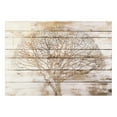 thumbnail image 3 of Tiptophomedecor Background & Patterns Wallpaper Wall Mural - Tree On Boards, 3 of 8