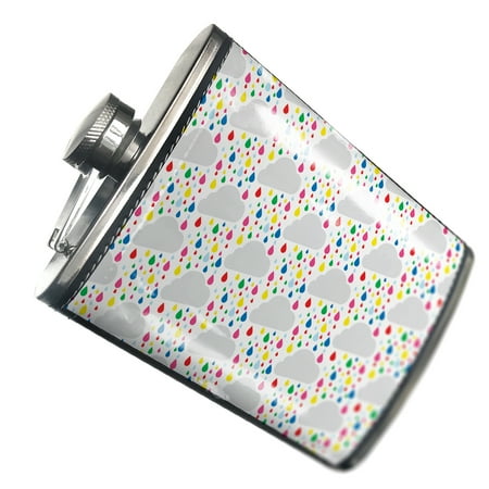 

NEONBLOND Flask Pattern Rainbow Raindrops Diagonal