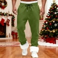 thumbnail image 6 of LEKWK Lounge Pants for Men Relaxed Fit Ultra Soft Fleece Lining Sweatpants Comfy Warm Winter Pants Elastic Waist Drawstring Fleece Pants Cozy Sleep Wear, 6 of 7