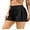 Black, variant on BeautyIn Summer Tankini Boyshorts High Rise Swim Bottom for Women