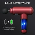 thumbnail image 6 of Oumilen Pro Sport Deep Tissue Percussion Muscle Massage Gun - Fire Red, 6 of 8