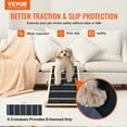 thumbnail image 2 of VEVOR Dog Ramp, Folding Pet Ramp for Bed, Adjustable Dog Ramp for Small, Large, Old Dogs & Cats, Wooden Pet Ramp with 41.3" Long Ramp, Adjustable from 13.77" to 25.59", Suitable for Couch, Sofa, Car, 2 of 9
