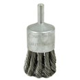 thumbnail image 1 of Cepillo con punta anudada Twist Shark Shark 13988, 2,54 cm, acero inoxidable, 1 of 1