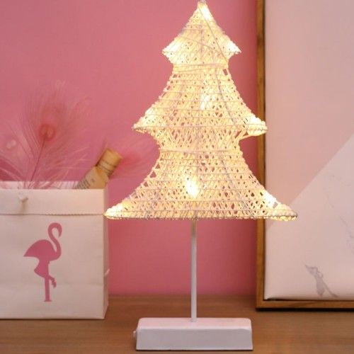 Led Holiday Light With Holder Warm Fairy Decorative Lamp Night Light For Christmas Wedding Bedroom Desk Lamp Christmas Tree Walmart Com Walmart Com
