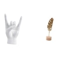 thumbnail image 1 of Estatua del gesto de la roca,Figuras de estatuas de dedos con gestos de música rock,Escultura de hoja,Estatua de hoja de metal,escultura de hoja,decoración para el hogar,Figura de hoja, 1 of 8