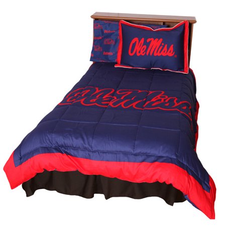 College Covers NCAA Ole Miss Reversible Comforter Set