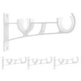 thumbnail image 1 of 4 Pcs Supports de Tringle à Rideaux Doubles Supports de Tringle à Rideaux pour Montage Mural Crochet de Tringle à Rideaux, 1 of 5