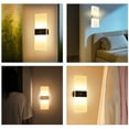 thumbnail image 6 of JingChun 1Pc LED Wall Sconce Modern Wall Light Lamps Up and Down Indoor Acrylic Lighting Fixture for Living Room Bedroom Hallway Conservatory Home Room Decor, 6 of 6