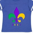 thumbnail image 4 of Inktastic Mardi Gras Fleur De Lis Girls Toddler T-Shirt, 4 of 5