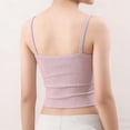 thumbnail image 3 of Girls Crop Camisole Spaghetti Strap Cute Casual Tank Top Sleeveless Stretch Comfy Soft Undershirts Lightweight Trendy Solid Color Cami Shirts, 3 of 6