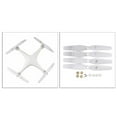 thumbnail image 3 of segolike 4 Pieces Lightweight Quick Release Plastic Foldable Propeller for SJRC S20W S30W White, 3 of 9