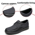 thumbnail image 2 of Men's Casual Loafer Lace-Up Non-Slip Soft Sole Business Flat Comfort Lightweight Driving Travel Walking Slip On Shoes Gray 6.5 US, 2 of 7