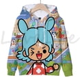 thumbnail image 3 of Sudadera con capucha del juego Toca Life World para niños, 3D Anime, ropa de abrigo de dibujos animados, jersey informal para niños y niñas, sudadera Toca Boca para otoño, 3 of 5