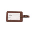 thumbnail image 2 of BE-TOOL PU Leather Luggage Tag Label Bag Pendant Removable Hanging Buckle for Suitcase Baggage Bag Handbag Universal, 2 of 7