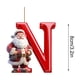 thumbnail image 3 of 26 Letters Christmas Tree Decoration Pendant Christmas Tree Ornaments Personalized DIY Christmas Ornaments Christmas Decoration Xmas Tree Hanging Decor Feature, 3 of 5