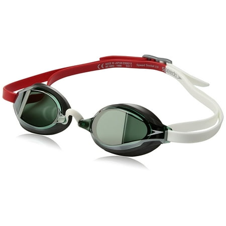 Speedo Speed Socket 2.0 Mirrored Performance Swim Goggle - One Size, Fiery (Best Speedo Swimming Goggles)