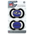 thumbnail image 3 of BabyFanatic Officially Licensed Pacifier 2-Pack - NFL Baltimore Ravens, 3 of 5