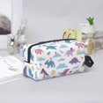 thumbnail image 6 of Uemuo Dinosaur Pattern Portable Toiletry Bags with Handle, Waterproof travel Make up Bags for Women, Large Capacity Travel Cosmetic Bags, 6 of 9