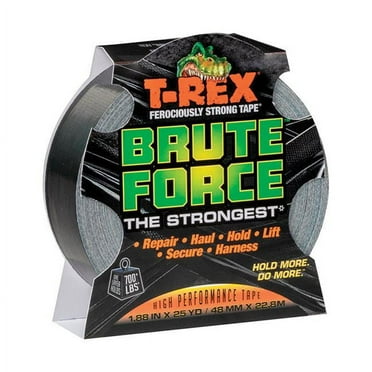 T-Rex  Brute Force 1.88 in. x 25 Yards Black Duct Tape