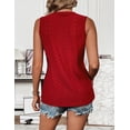 thumbnail image 6 of Zeagoo Tank Tops for Women 2025 Sleeveless Crew Neck Shirts Eyelet Casual Summer Top Dressy, 6 of 7
