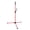 Red, variant on YAHHU Multi-Directional Adjustable Folding Archery Bow Stand Rack, Fiber Glass Bow Holder for Recurve and Compound Bows, Professional Archery Equipment, Black (23.2 inches / 59 cm)