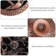 thumbnail image 3 of Incense Burner Holders Chrysanthemum HollowCarved Home Ornaments w Fire Retarndant Cotton, 3 of 3