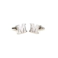 thumbnail image 3 of Gemelos de Camisa de Negocios Zulema con Letras distintivas Accesorios de Boda para Hombres CuffLinks, 3 of 8