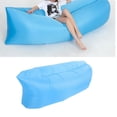 thumbnail image 1 of Silla Tumbona Inflable Sofá Cama Inflable Portátil A Prueba De Agua Para Acampar Al Aire Libre Playa Senderismo Picnics Azul, 1 of 7