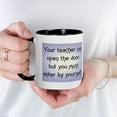 thumbnail image 3 of CafePress - TEACHER OPENS DOOR Mug - 11 oz Ceramic Mug - Novelty Coffee Tea Cup, 3 of 3