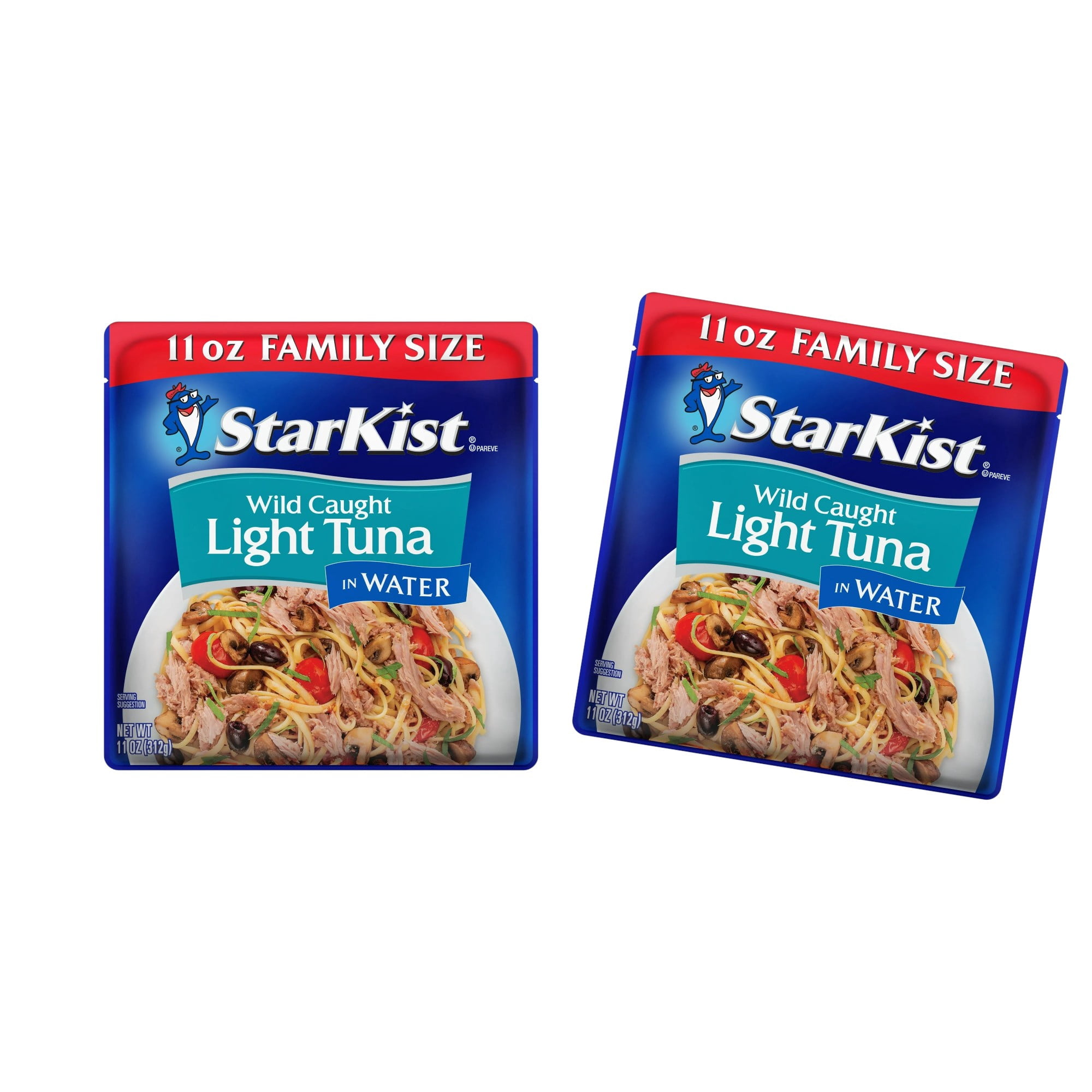 (2 pack) StarKist Chunk Light Tuna in Water, 11 oz Pouch