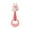 #06-Pink, variant on Toys for Kids! Fwttom Baby Rattles 0-6 Months, Soothing Early Educational Baby Toys, Boil-Safe Soft Rubber Toddler Toys Hand Rattles for Babies 0-6 Months