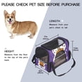 thumbnail image 2 of Halloween Pet Carrier Bag - Fabric 900D Oxford Cloth/Sherpa/Nylon Webbing - Comfy and Durable Pet Transport - Ideal for Travel and Outdoor Activities - Available in 2 Color Variants!, 2 of 7
