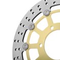thumbnail image 4 of Front Brake Rotors Discs Disks for Kawasaki KLZ 1000 Versys 2012-2014 Z 750 R ABS 2007-2012 ZX6 R Ninja 2009-2012 ER-6F NINJA 650R ER-6N 650 2006-2016 VERSYS 650 07-16 Z1000 / ABS 2007-2013, 4 of 4