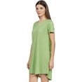thumbnail image 3 of Stylore Nightgown for Women Soft Night Shirt Comfy Sleepwear Melange Green XL, 3 of 5