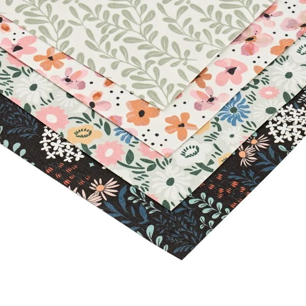Not-A-Paper Towel- Reusable Paper Towels - 12 Pack | Napkins Cloth Washable (Fantasy Blooms)