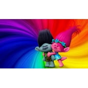 Trolls Party Birthday 1/2 Size Frosting Sheet Cake Topper Edible Image