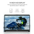thumbnail image 2 of HP 2024 Newest 14 Inch Laptop for College Students, Ultral Light Laptops for Business, Intel Celeron N4120, 16GB RAM, 64GB eMMC, 1-Year Office 365, ‎Intel UHD Graphics, White, Windows 11 S, 2 of 5