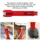 thumbnail image 3 of Llaves de canal Grifo de cocina Fregadero Llave de plomería Instalador Inodoro Lavabo Instalación Llave de manga de metal con nivel Rojo, 3 adaptadores Yuarrent TO000860-01, 3 of 7