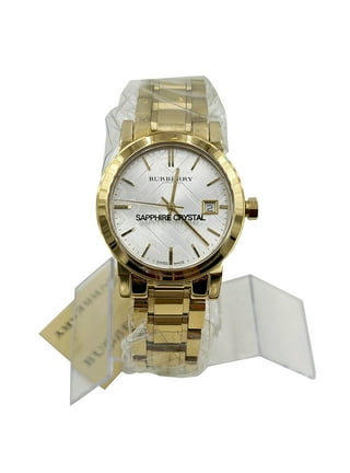 Burberry womens sale gold watch